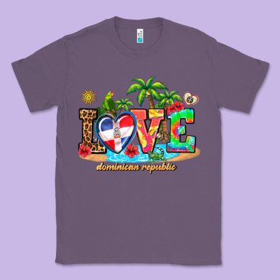 Love Dominican Republic Classic Tee Designed By Adodesignshop