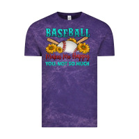 Cloud Purple baseball makes me happy you, not so much Vintage Tee - HRA Design Shop
