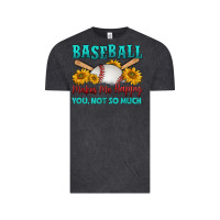 Vintage Black baseball makes me happy you, not so much Vintage Tee - HRA Design Shop