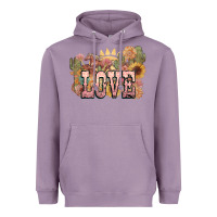 Lavender love horse western floral Heavyweight Hoodie - NancyCooperArtShop