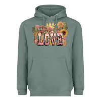 Sage love horse western floral Heavyweight Hoodie - NancyCooperArtShop