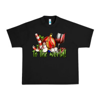 Black joy to the world christmas wine Urban Heavy Tee - FaDigitalArtStudio