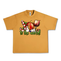 Peanut Butter joy to the world christmas wine Urban Heavy Tee - FaDigitalArtStudio