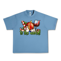 Pebble Blue joy to the world christmas wine Urban Heavy Tee - FaDigitalArtStudio