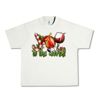 Pistachio joy to the world christmas wine Urban Heavy Tee - FaDigitalArtStudio