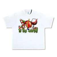 White joy to the world christmas wine Urban Heavy Tee - FaDigitalArtStudio