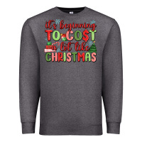 Charcoal Heather it's beginning to cost a lot like christmas Premium Sweatshirt - MaliasSmallBusiness