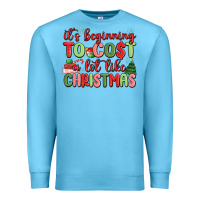 Ocean Blue it's beginning to cost a lot like christmas Premium Sweatshirt - MaliasSmallBusiness