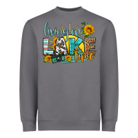 Storm living on lake time Heavyweight Sweatshirt - HRA Design Shop