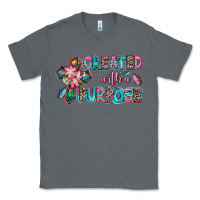 Charcoal Heather created with a purpose Classic Tee - AdoDesignShop