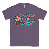 Lavender created with a purpose Classic Tee - AdoDesignShop