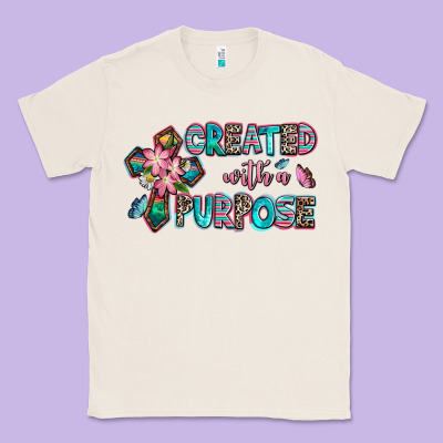 Created With A Purpose Classic Tee Designed By Adodesignshop