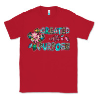 Red created with a purpose Classic Tee - AdoDesignShop