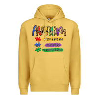 Antique Gold autism mama Premium Hoodie - Artiststas