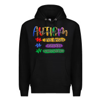 Black autism mama Premium Hoodie - Artiststas