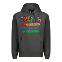 Charcoal Heather autism mama Premium Hoodie - Artiststas