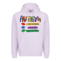 Lilac autism mama Premium Hoodie - Artiststas