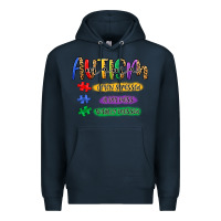 Navy autism mama Premium Hoodie - Artiststas
