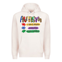 Pale Pink autism mama Premium Hoodie - Artiststas