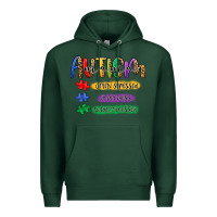 Sports Green autism mama Premium Hoodie - Artiststas