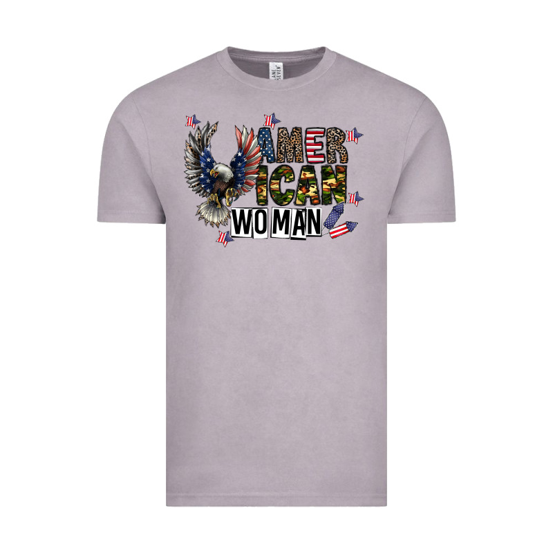 American Woman Vintage Tee by CowhideDigitalArt | Teevron