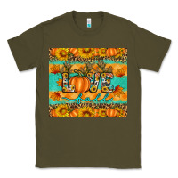 Army Green love fall Classic Tee - Artiststas
