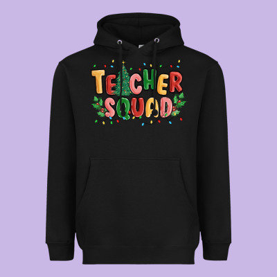 Teacher Squad Heavyweight Hoodie Designed By Maliassmallbusiness