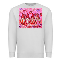 Dove Grey love gnomies with gift boxes Premium Sweatshirt - NancyCooperArtShop