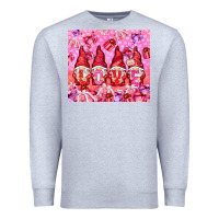 Heather Grey love gnomies with gift boxes Premium Sweatshirt - NancyCooperArtShop