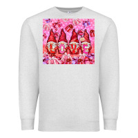 Oatmeal Heather love gnomies with gift boxes Premium Sweatshirt - NancyCooperArtShop