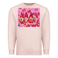 Pale Pink love gnomies with gift boxes Premium Sweatshirt - NancyCooperArtShop
