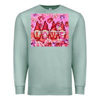 Seafoam love gnomies with gift boxes Premium Sweatshirt - NancyCooperArtShop