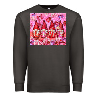 Smoke love gnomies with gift boxes Premium Sweatshirt - NancyCooperArtShop