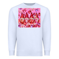 White love gnomies with gift boxes Premium Sweatshirt - NancyCooperArtShop