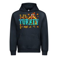 Navy Talk Turkey To Me Urban Hoodie - texasbilliewilder
