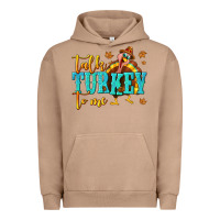 Pigment Burro Talk Turkey To Me Urban Hoodie - texasbilliewilder