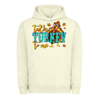 Pigment Pistachio Talk Turkey To Me Urban Hoodie - texasbilliewilder