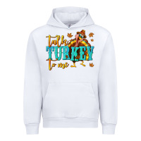 White Talk Turkey To Me Urban Hoodie - texasbilliewilder