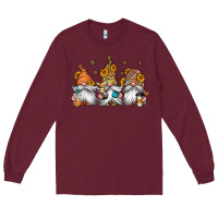 Burgundy coffee gnomes Long Sleeve Tee - Jasminsmagicworld