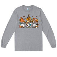 Heather Grey coffee gnomes Long Sleeve Tee - Jasminsmagicworld