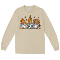 Mushroom coffee gnomes Long Sleeve Tee - Jasminsmagicworld