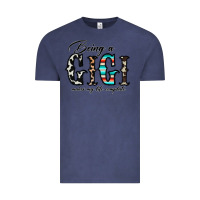 Vintage Denim being a gigi makes my life complate Vintage Tee - CowhideDigitalArt