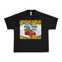 Black just a small town girl with car Urban Heavy Tee - HRA Design Shop