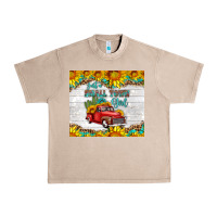French Oak just a small town girl with car Urban Heavy Tee - HRA Design Shop