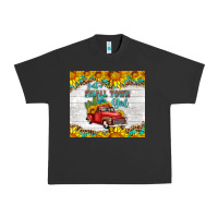 Pigment Black just a small town girl with car Urban Heavy Tee - HRA Design Shop