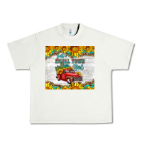 Pistachio just a small town girl with car Urban Heavy Tee - HRA Design Shop