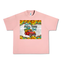 Salmon just a small town girl with car Urban Heavy Tee - HRA Design Shop