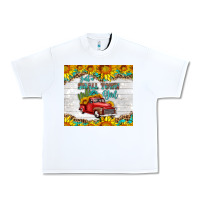 White just a small town girl with car Urban Heavy Tee - HRA Design Shop