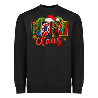 Black Christmas popi claus Heavyweight Sweatshirt - FaDigitalArtStudio