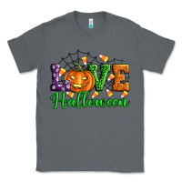 Charcoal Heather love halloween Classic Tee - Artiststas